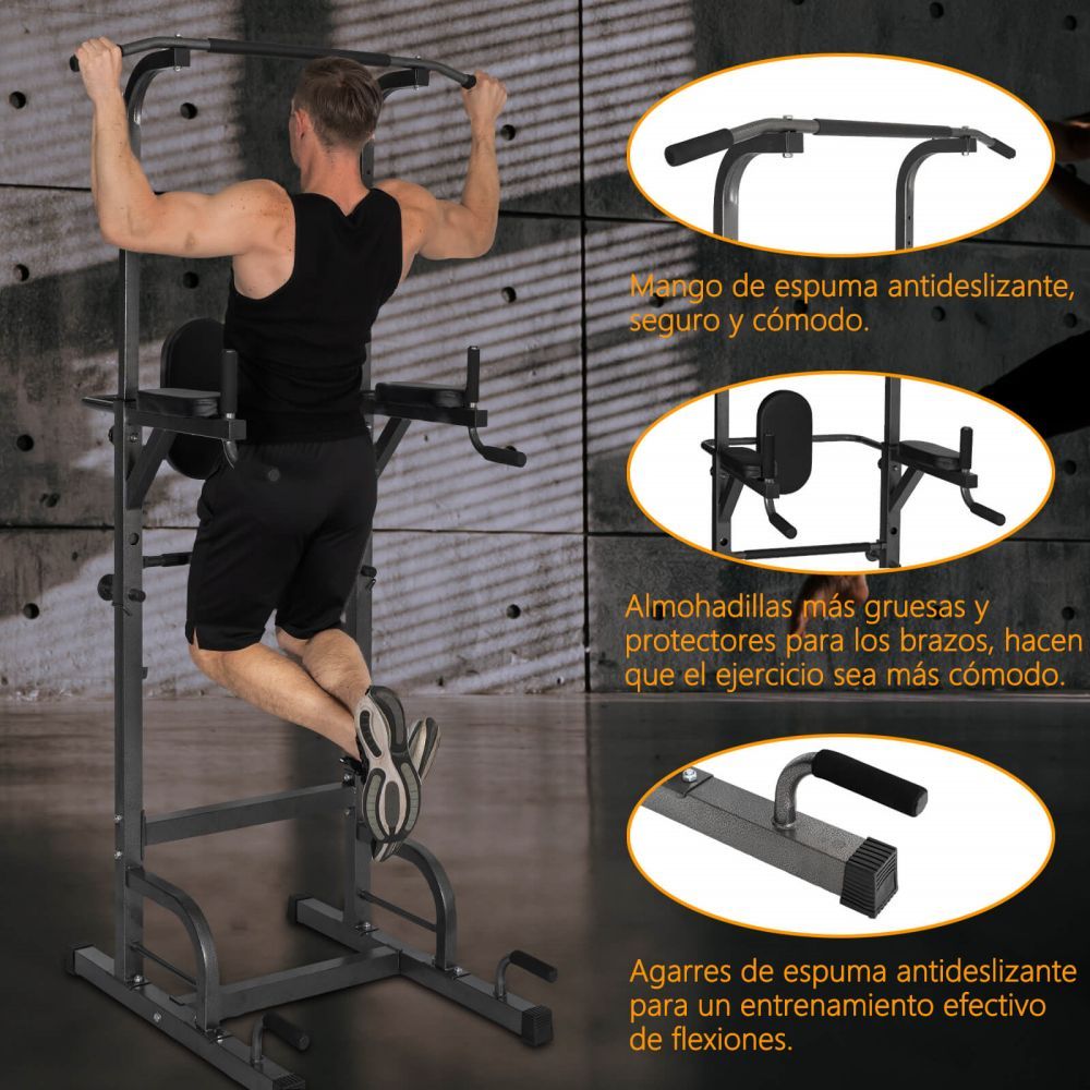 Estación de Ejercicio Ajustable para Entrenamiento Fitness