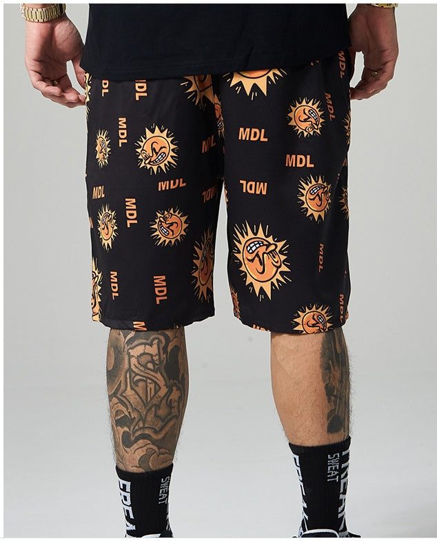 Printed Loose Casual Sports Men'S Beach Pants