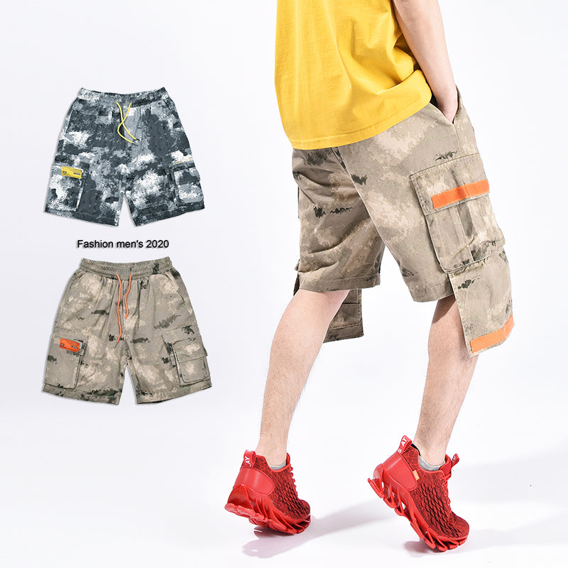 Summer Desert Camouflage Tooling Five-Point Pants