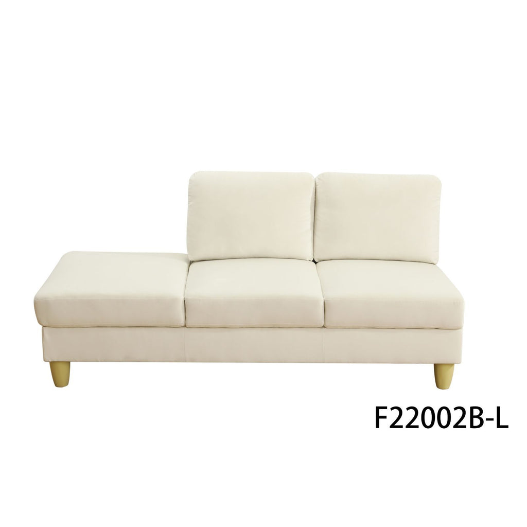 Self-pickup Only--Beige Lint 2-Piece Couch Living Room Sofa Set