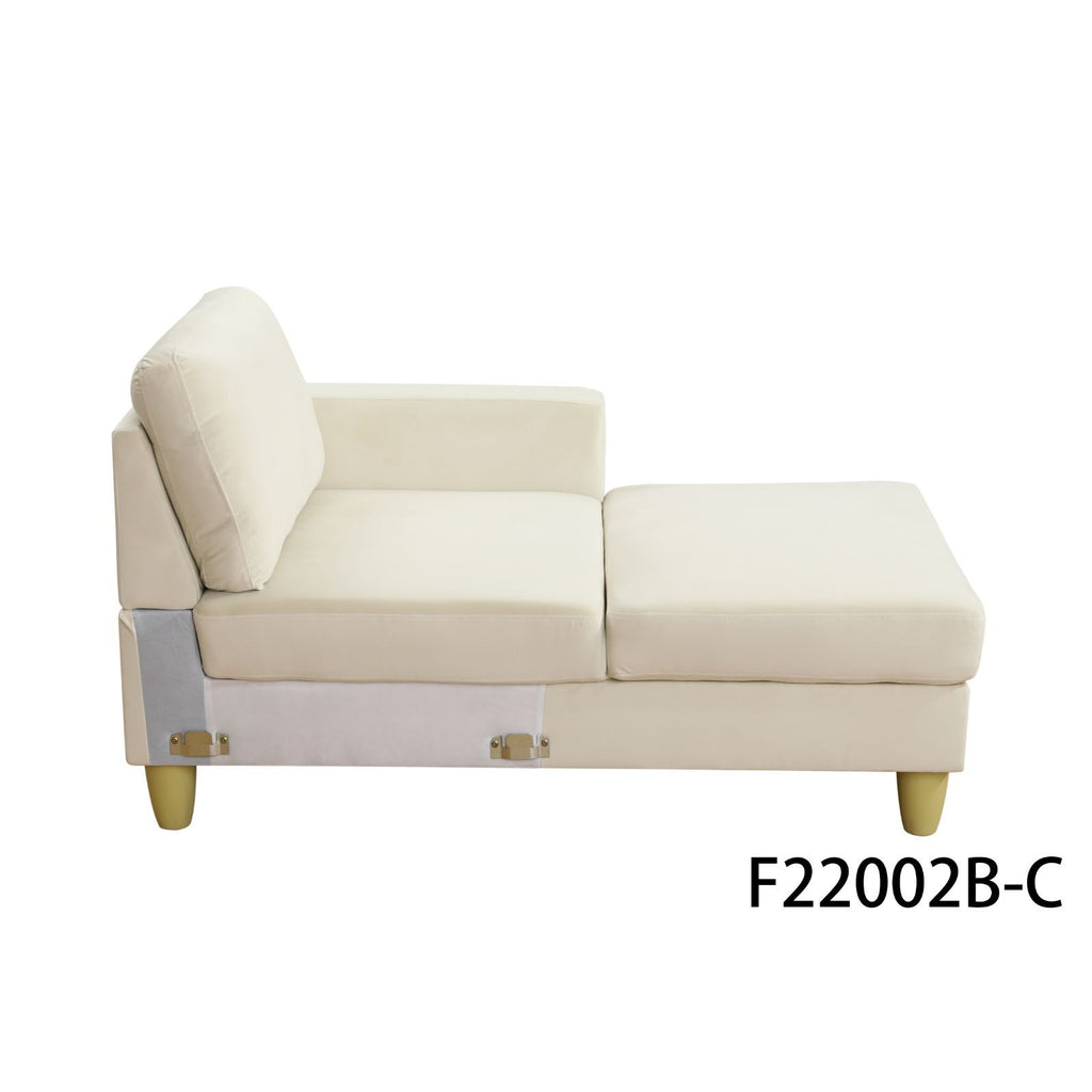 Self-pickup Only--Beige Lint 2-Piece Couch Living Room Sofa Set