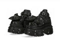 Women's Casual Platform Lace-up Ankle Boots